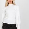 White Blouse in Women`s Blouses, Tunics with Cotton and Spandex