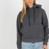 963493 Grey Sweatshirt in Sweatshirts For Women with Cotton and Polyester