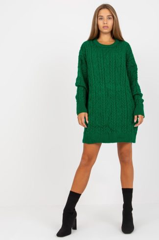 Green Long Jumper in Sweaters, Pullovers, Jumpers, Turtlenecks, Boleros, Shrugs with Acrylic