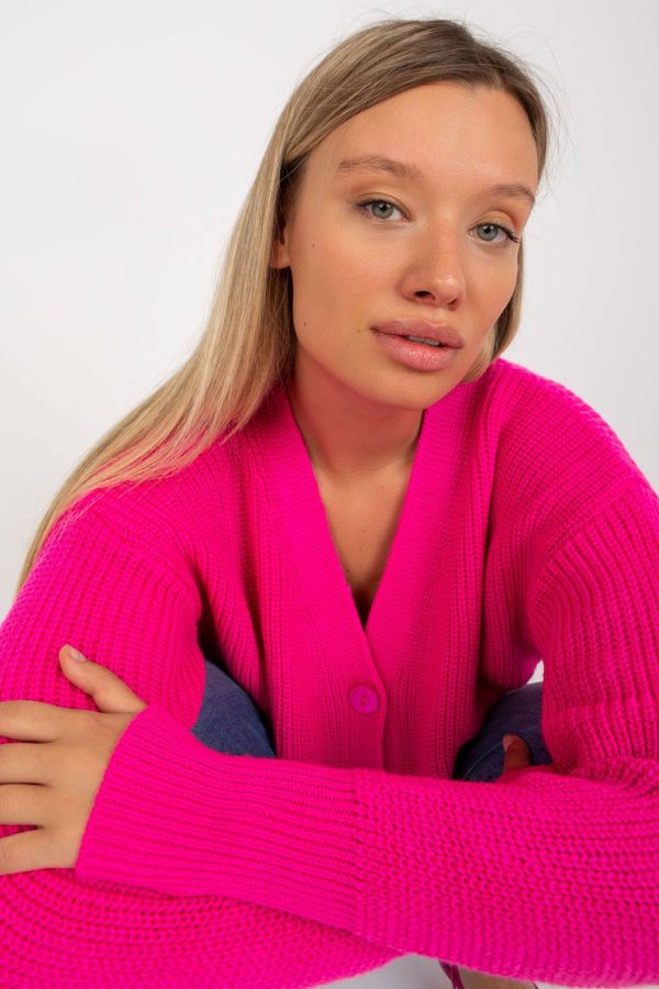 Pink Cardigan in Cardigans For Women, Ponchos with Acrylic