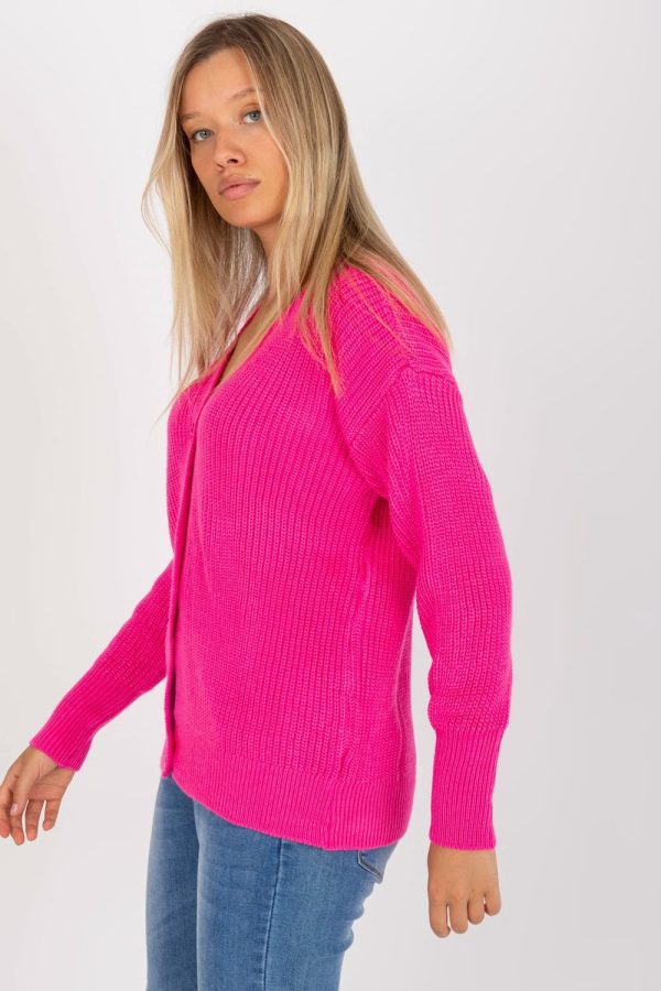 Pink Cardigan in Cardigans For Women, Ponchos with Acrylic