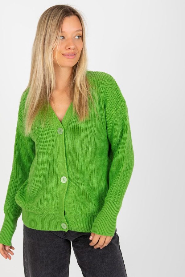 Green Cardigan in Cardigans For Women, Ponchos with Acrylic