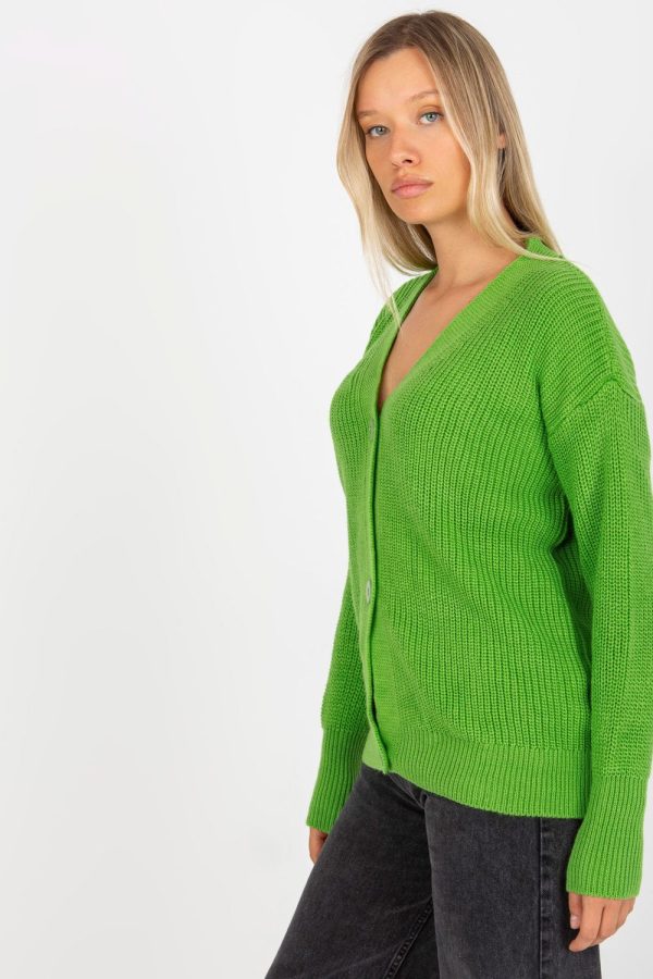 Green Cardigan in Cardigans For Women, Ponchos with Acrylic