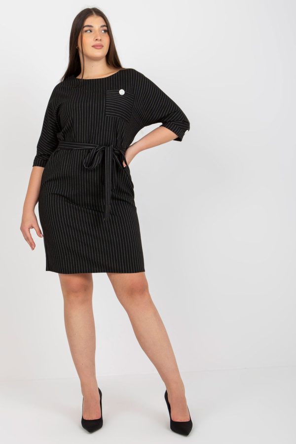black Plus size dress model 174935 Lakerta
