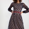 Navy Blue Evening Dress in Evening Dresses with Spandex, Polyester and Viscose