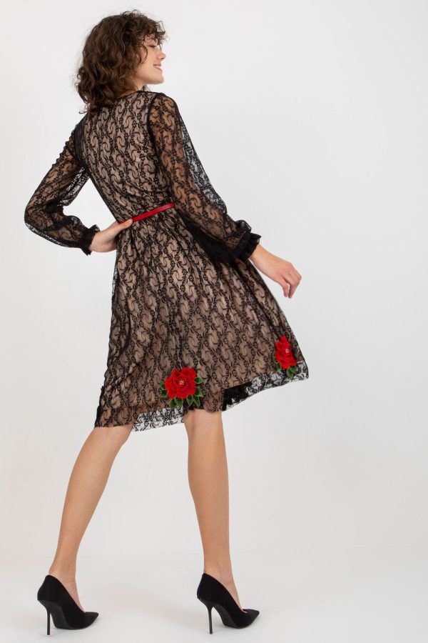 Black Evening Dress in Evening Dresses with Spandex, Polyester and Viscose