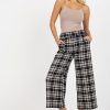 Black Women Trousers in Pants, Trousers, Shorts with Wool