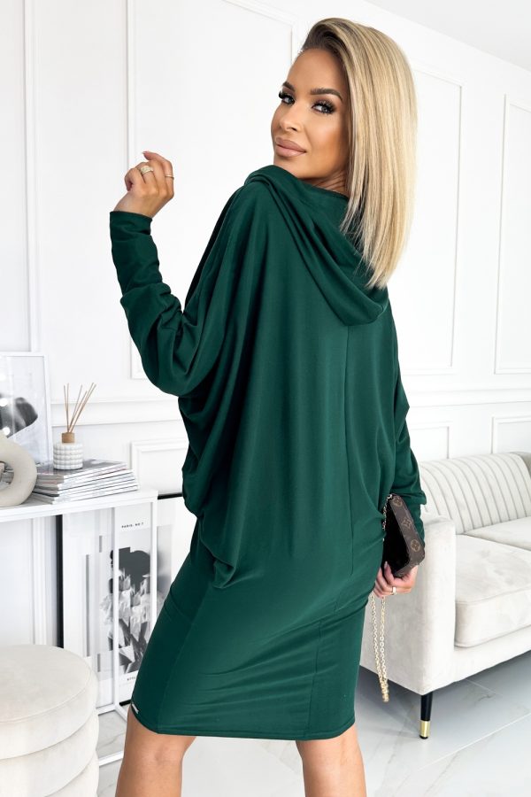 Green Daydress in Day Dresses with Spandex and Polyester