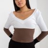 Black Blouse in Women`s Blouses, Tunics with Cotton and Spandex