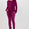 Violet Set in Pants, Trousers, Shorts with Spandex and Viscose