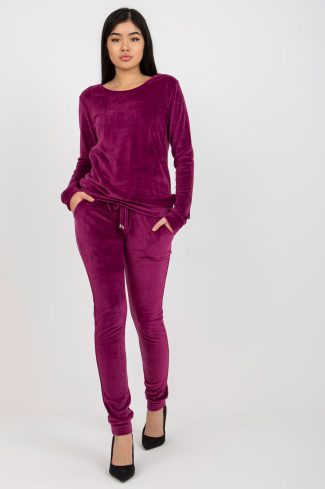 Violet Set in Pants, Trousers, Shorts with Spandex and Viscose