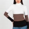 Black Turtleneck in Sweaters, Pullovers, Jumpers, Turtlenecks, Boleros, Shrugs with Cotton and Spandex