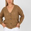 Beige Cardigan in Cardigans For Women, Ponchos with Cotton and Spandex