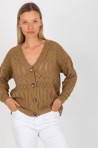 Beige Cardigan in Cardigans For Women, Ponchos with Cotton and Spandex