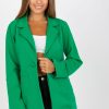 Green Jacket in Jackets, Vests For Women with Cotton and Spandex