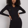 Black Daydress in Day Dresses with Cotton and Spandex