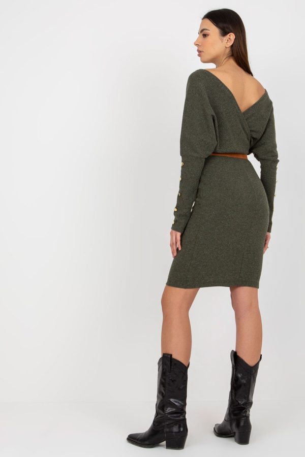 Green Daydress in Day Dresses with Polyester