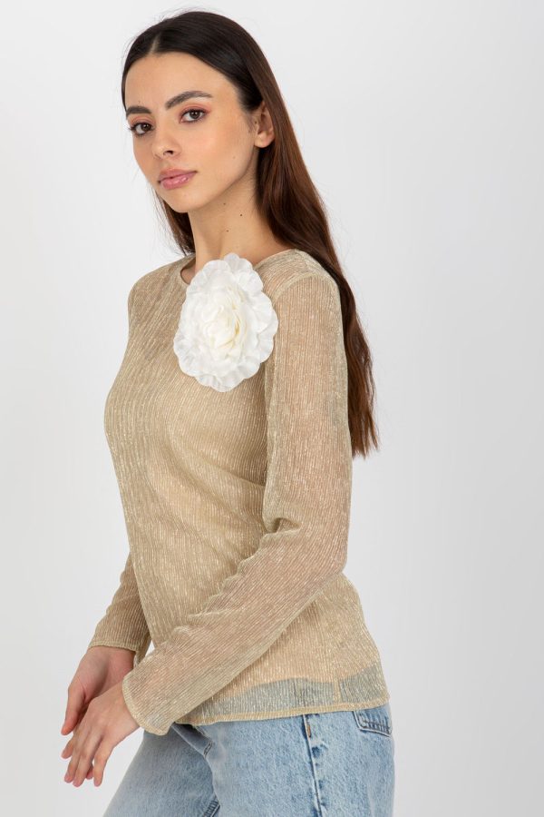 beige Blouse model 175478 Lakerta