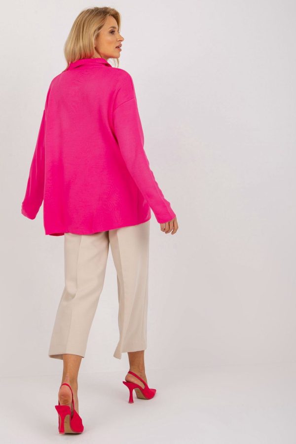 Pink Jumper in Sweaters, Pullovers, Jumpers, Turtlenecks, Boleros, Shrugs with Acrylic