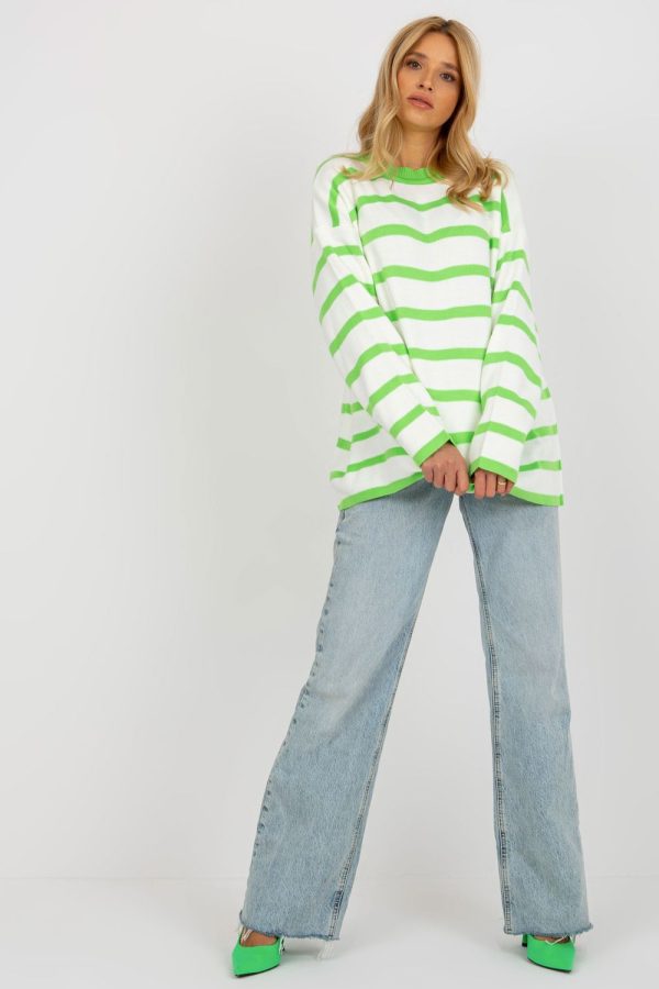 Green Jumper in Sweaters, Pullovers, Jumpers, Turtlenecks, Boleros, Shrugs with Acrylic and Wool