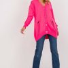 Pink Cardigan in Cardigans For Women, Ponchos with Acrylic and Wool