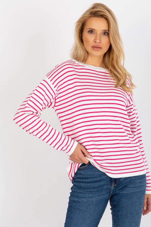Pink Jumper in Sweaters, Pullovers, Jumpers, Turtlenecks, Boleros, Shrugs with Acrylic and Wool