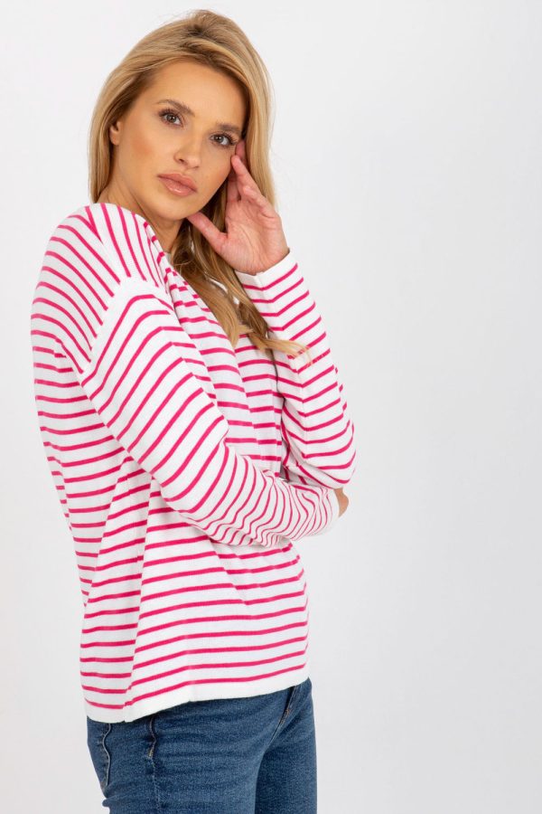 Pink Jumper in Sweaters, Pullovers, Jumpers, Turtlenecks, Boleros, Shrugs with Acrylic and Wool