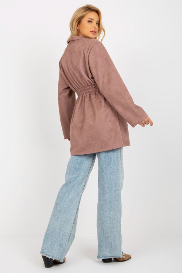 Pink Coat in Women`s Coats, Jackets with Cotton, Spandex and Polyester