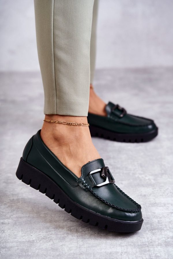 Green Half Shoes in Women`s Ankle Boots & Booties with Fabric, Footbed, Upper Height, Heel Height and Sole Height