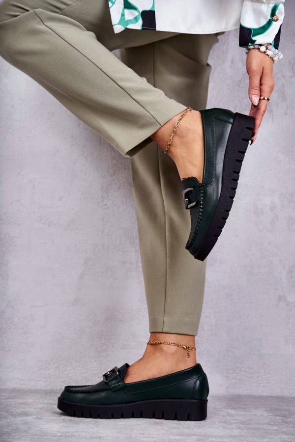 Green Half Shoes in Women`s Ankle Boots & Booties with Fabric, Footbed, Upper Height, Heel Height and Sole Height
