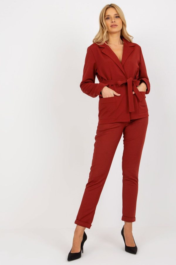Red Jacket in Jackets, Vests For Women with Spandex, Polyester and Wool