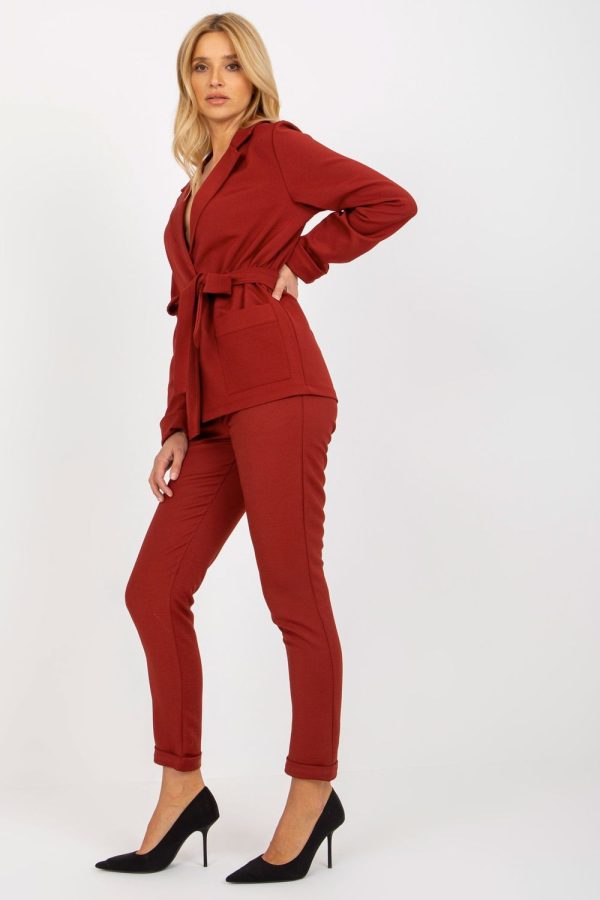 Red Jacket in Jackets, Vests For Women with Spandex, Polyester and Wool