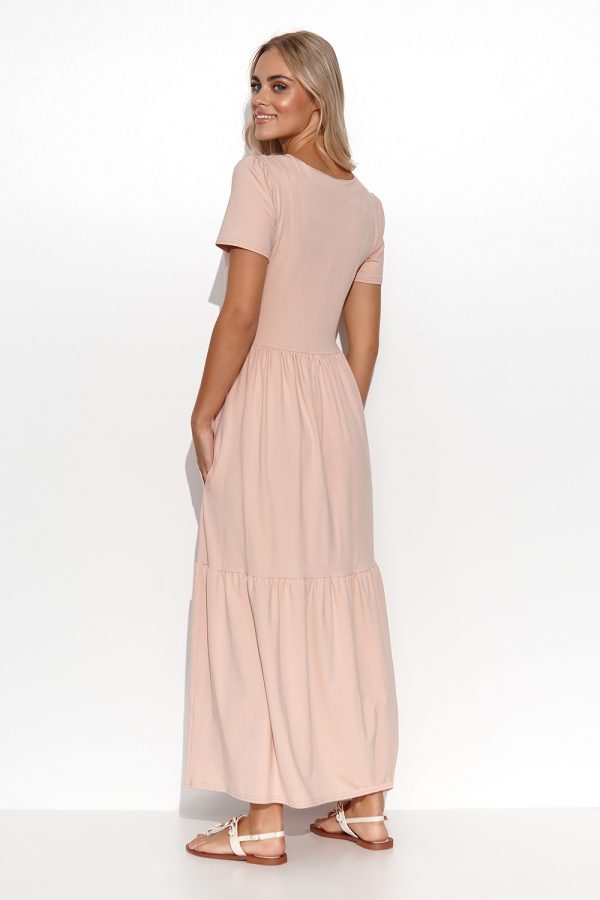 Pink Daydress in Day Dresses with Cotton and Spandex