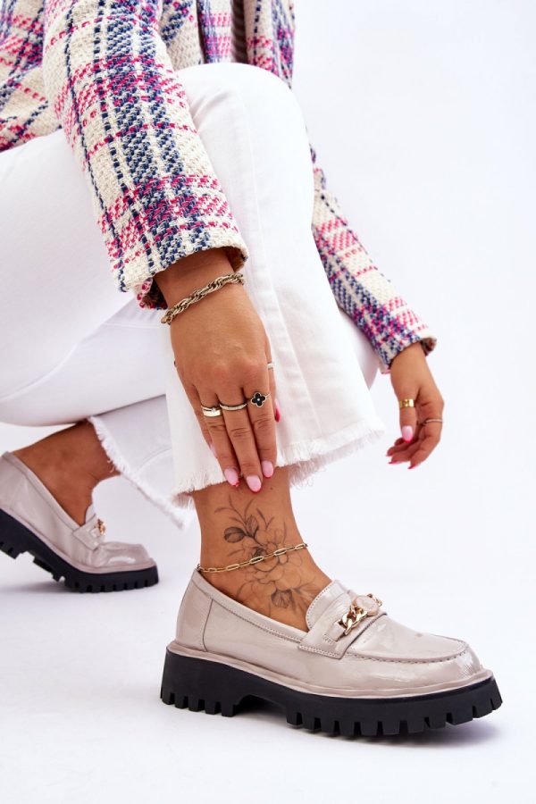 grey Mocassin model 176607 Step in style
