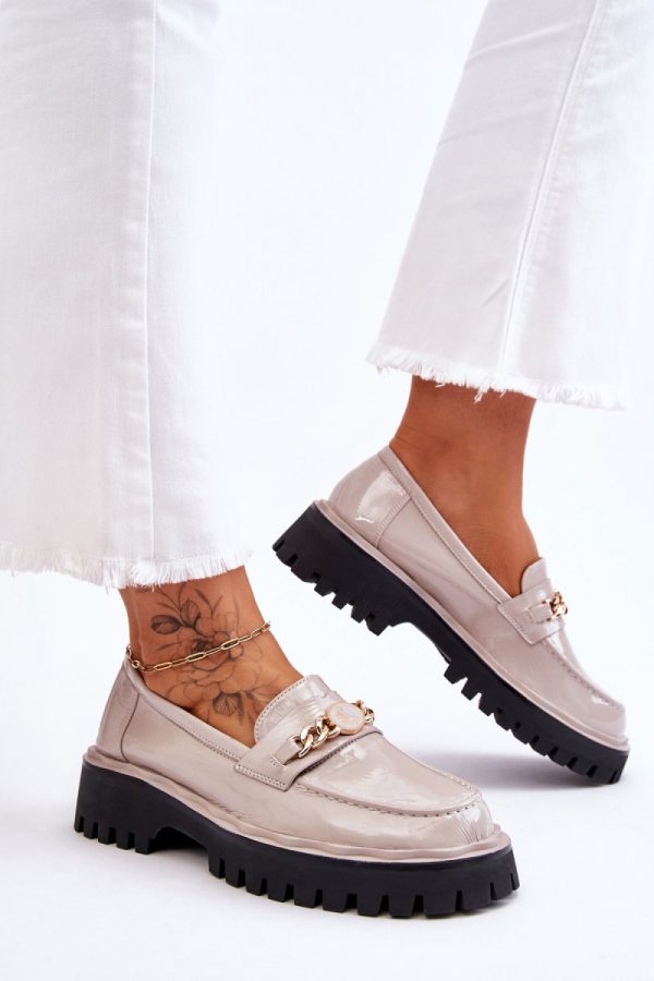 grey Mocassin model 176607 Step in style