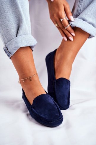 navy blue Mocassin model 176617 Step in style
