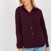 Violet Long Sleeve Shirt in Shirts For Women with Cotton, Spandex and Polyester