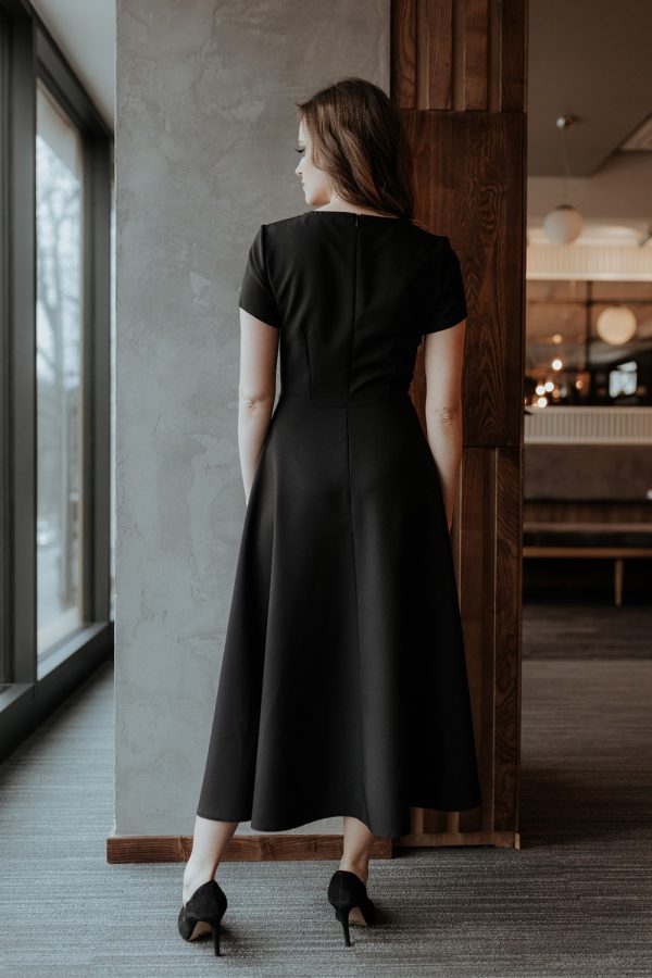 Black Daydress 1 in Spandex and Polyester
