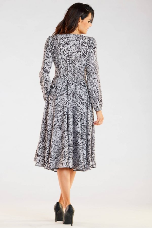 White Daydress in Day Dresses with Spandex and Polyester