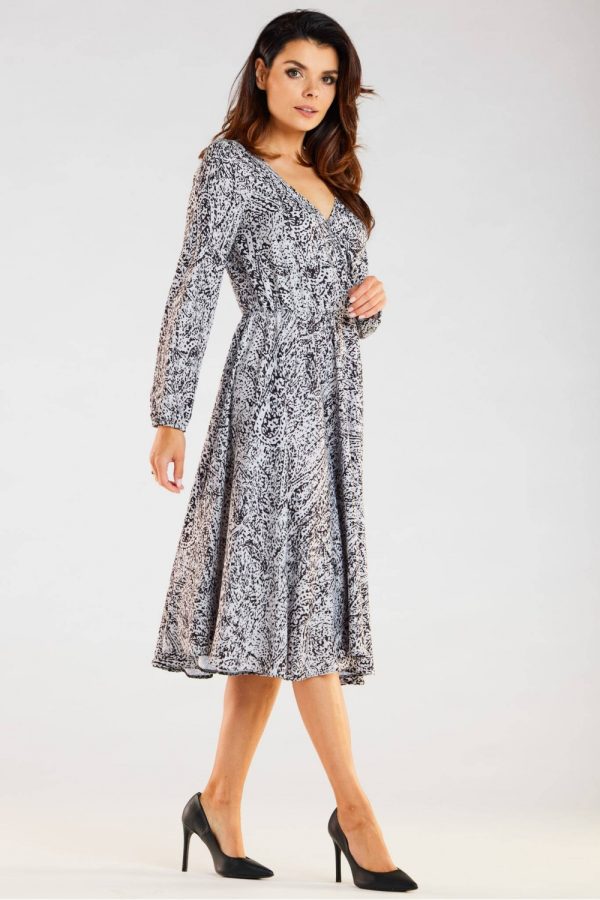 White Daydress in Day Dresses with Spandex and Polyester