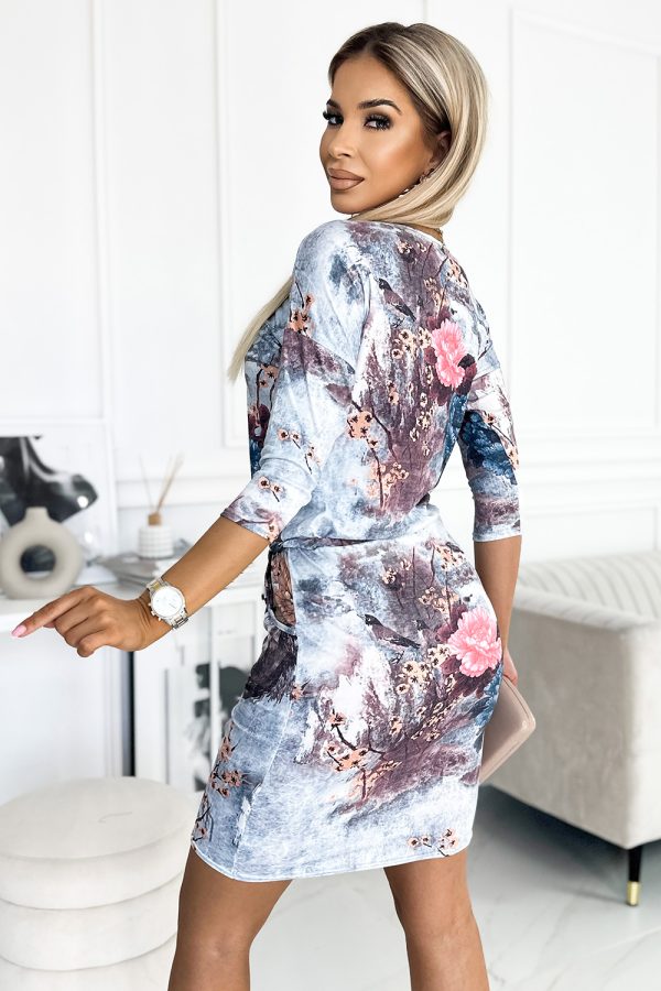 Multicolor Daydress in Day Dresses with Spandex and Polyester