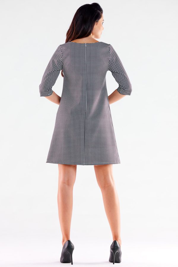 Black Daydress in Day Dresses with Spandex, Polyester and Viscose