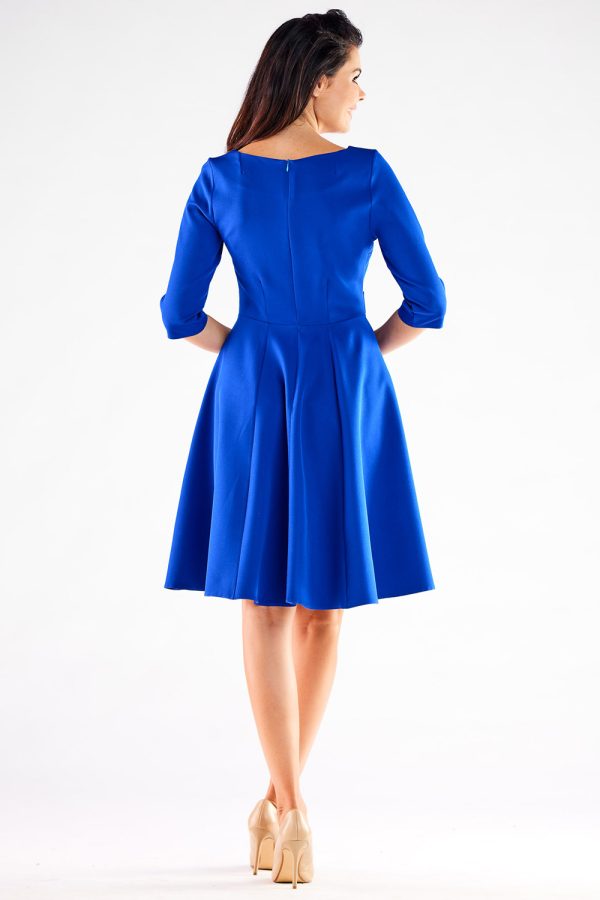 Blue Daydress in Day Dresses with Spandex and Polyester