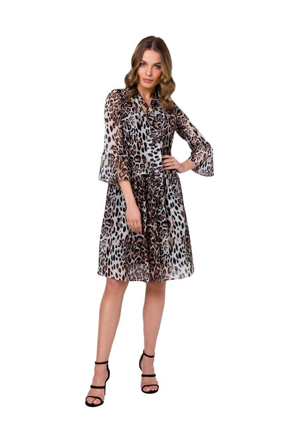 Brown Daydress in Day Dresses with Polyester