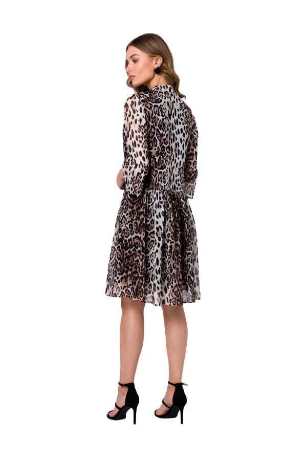 Brown Daydress in Day Dresses with Polyester
