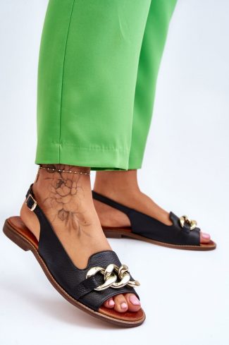 972308.jpg Black Sandals in Sandals & Flip-Flops For Women with Fabric, Footbed and Heel Height