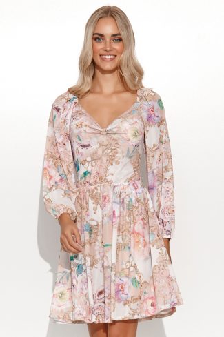 multicolor Daydress model 177884 Makadamia