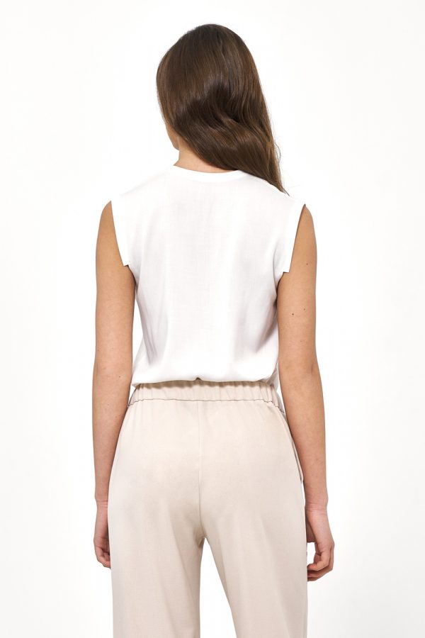 beige Blouse model 178011 Nife