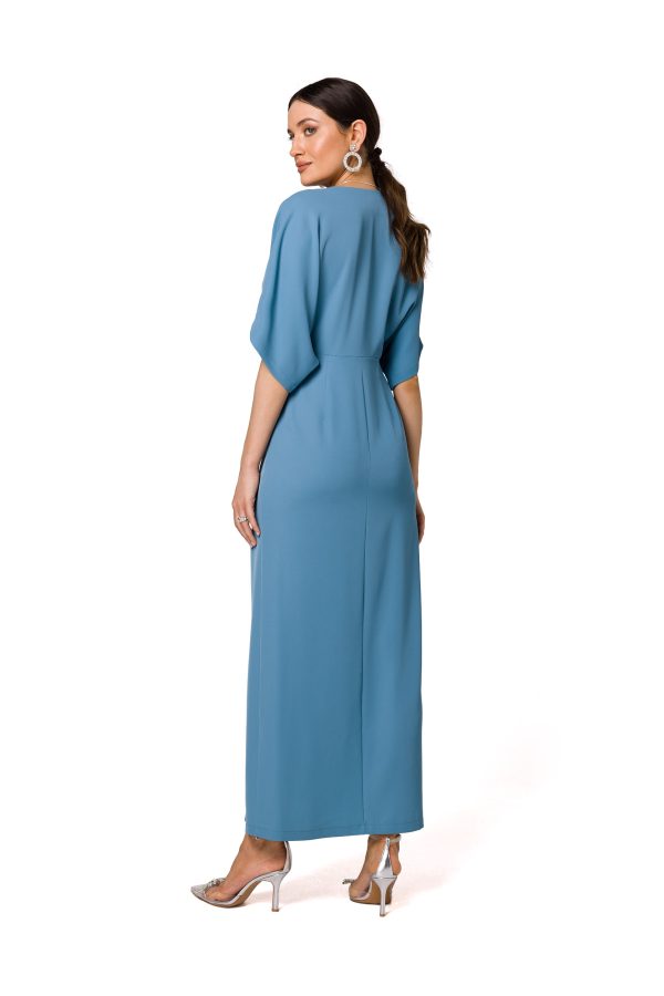 Blue Evening Dress in Evening Dresses with Spandex and Polyester