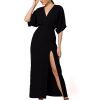 Black Evening Dress in Evening Dresses with Spandex and Polyester